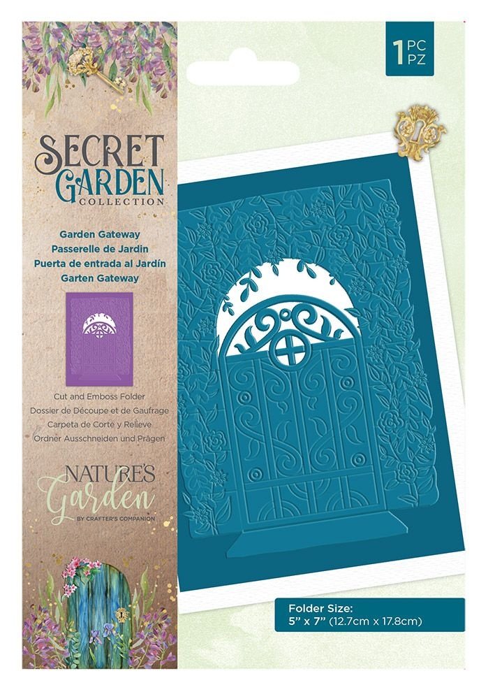 Crafter's Companion Secret Garden Collection Cut & Emboss Folder Garden Gateway (NG-SG-CEF5-GAGA) (OUTLET) Crafter's Companion Secret Garden Collection Cut & Emboss Folder Garden Gateway (NG-SG-CEF5-GAGA) (OUTLET)
