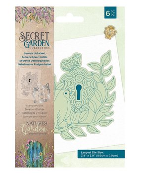 Crafter's Companion Secret Garden Collection Stamp & Die Secrets Unlocked (NG-SG-STD-SEUN) (OUTLET)