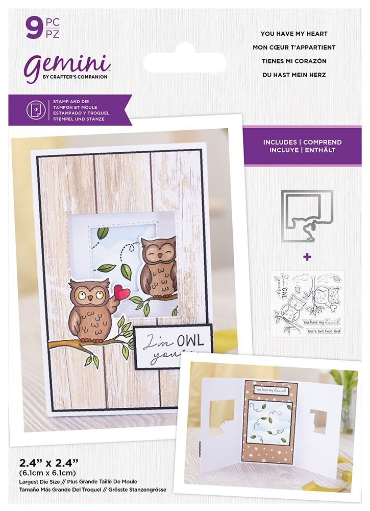 Gemini You Have My Heart Stamp & Die (GEM-STD-YHMH) (OUTLET) Gemini You Have My Heart Stamp & Die (GEM-STD-YHMH) (OUTLET)