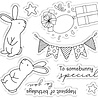 Gemini Birthday Bunny Stamp & Die (GEM-STD-BIBUN) (OUTLET)
