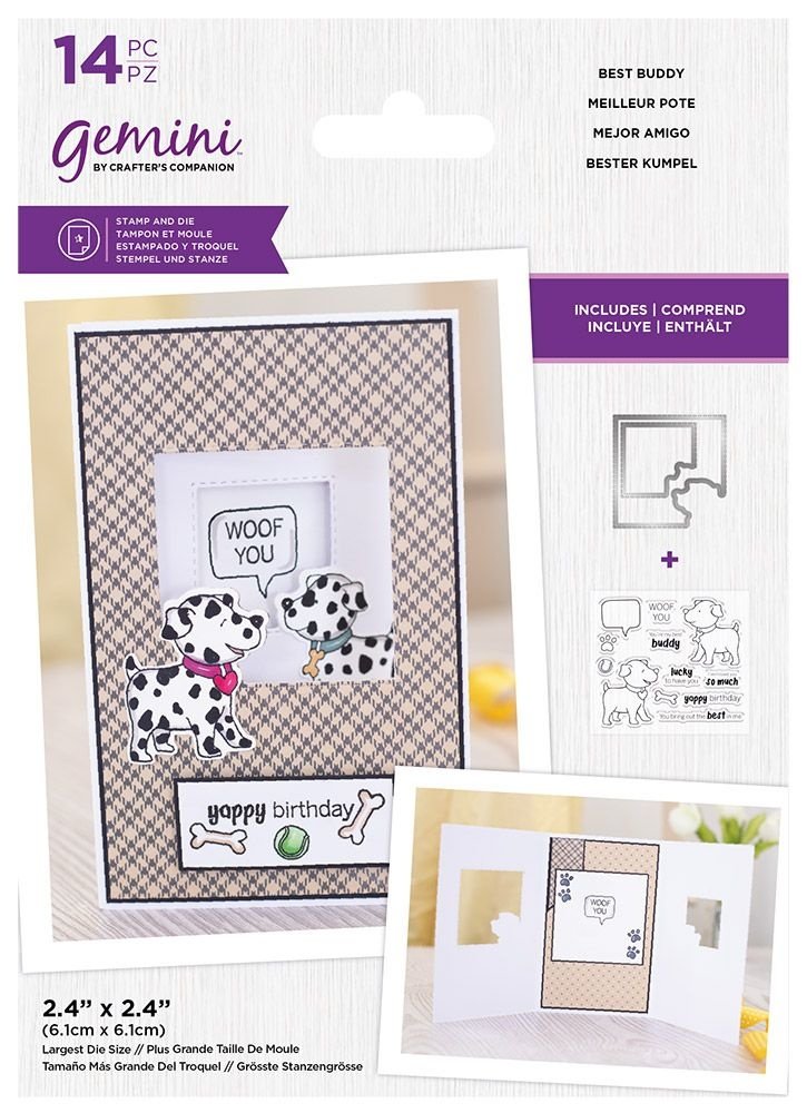 Gemini Best Buddy Stamp & Die (GEM-STD-BEBUD) (DISCONTINUED)