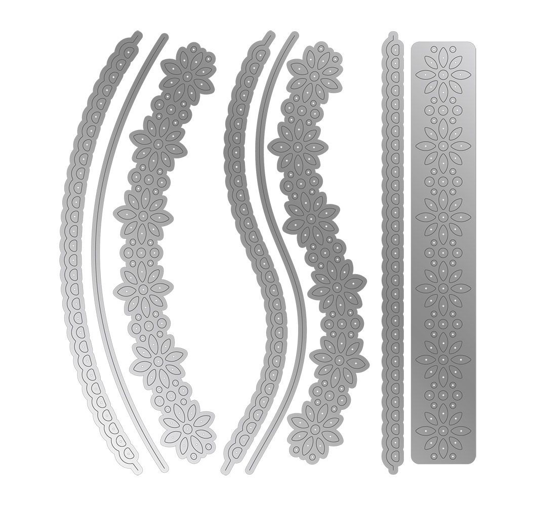 Gemini Elegant Daisy Chains Edge'ables Dies (GEM-MD-EDG-EDCH) (DISCONTINUED)