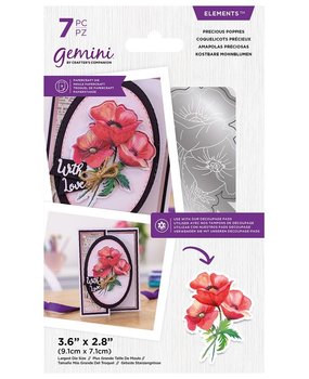Gemini Precious Poppies Elements Dies (GEM-MD-ELE-PREPO) (DISCONTINUED) Gemini Precious Poppies Elements Dies (GEM-MD-ELE-PREPO) (DISCONTINUED)