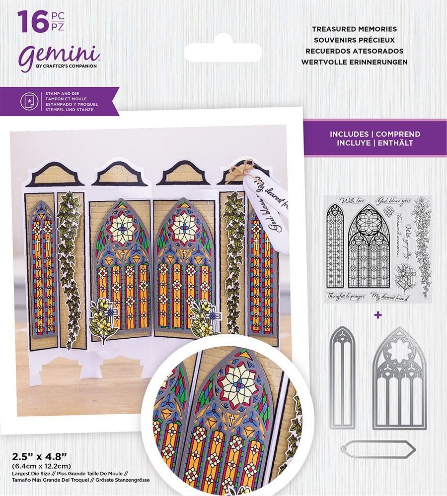 Gemini Treasured Memories Stamp & Die (GEM-STD-TMEM) (DISCONTINUED)