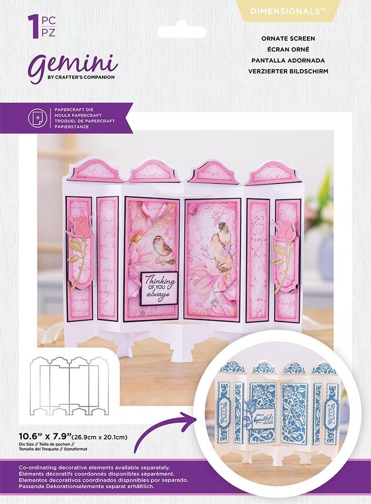 Gemini Ornate Screen Dimensionals Dies (GEM-MD-DIM-ORNSC) (DISCONTINUED) Gemini Ornate Screen Dimensionals Dies (GEM-MD-DIM-ORNSC) (DISCONTINUED)