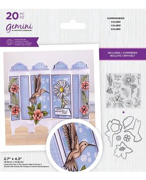 Gemini Humming Bird Stamp & Die (GEM-STD-HUMBIR) (OUTLET)