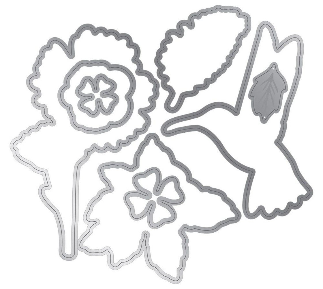 Gemini Humming Bird Stamp & Die (GEM-STD-HUMBIR) (OUTLET)