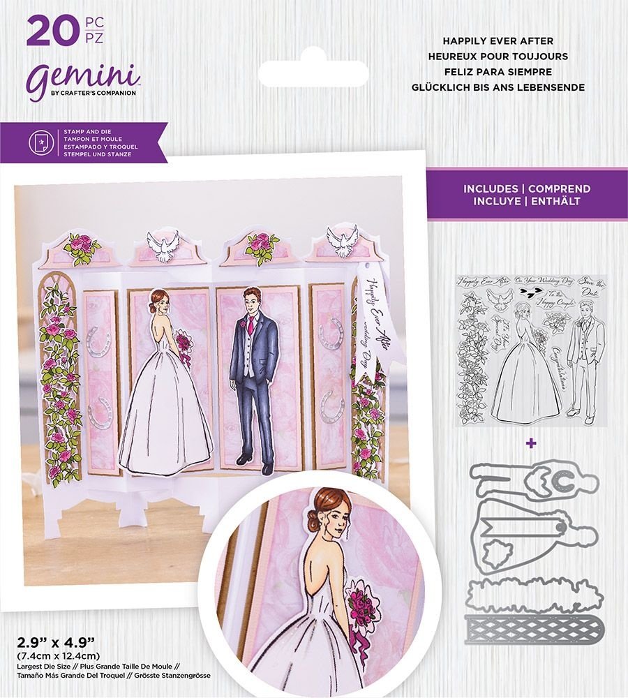 Gemini Happily Ever After Stamp & Die (GEM-STD-HEA) (DISCONTINUED) Gemini Happily Ever After Stamp & Die (GEM-STD-HEA) (DISCONTINUED)