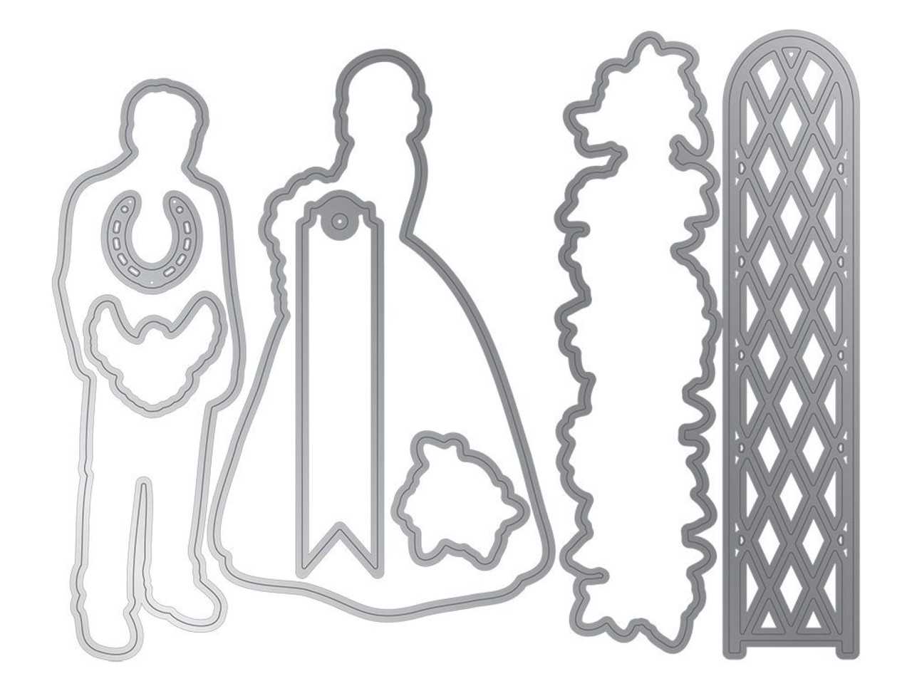 Gemini Happily Ever After Stamp & Die (GEM-STD-HEA) (DISCONTINUED) Gemini Happily Ever After Stamp & Die (GEM-STD-HEA) (DISCONTINUED)