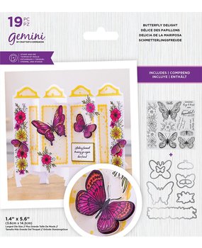Gemini Butterfly Delight Stamp & Die (GEM-STD-BDEL) (DISCONTINUED) Gemini Butterfly Delight Stamp & Die (GEM-STD-BDEL) (DISCONTINUED)