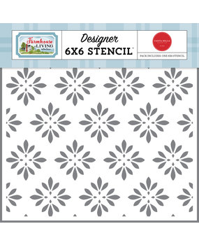 Carta Bella Country Floral Stencil (CBLIV145033) (OUTLET)