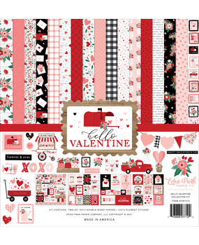 Echo Park Hello Valentine 12x12 Inch Collection Kit (HV261016) (DISCONTINUED)