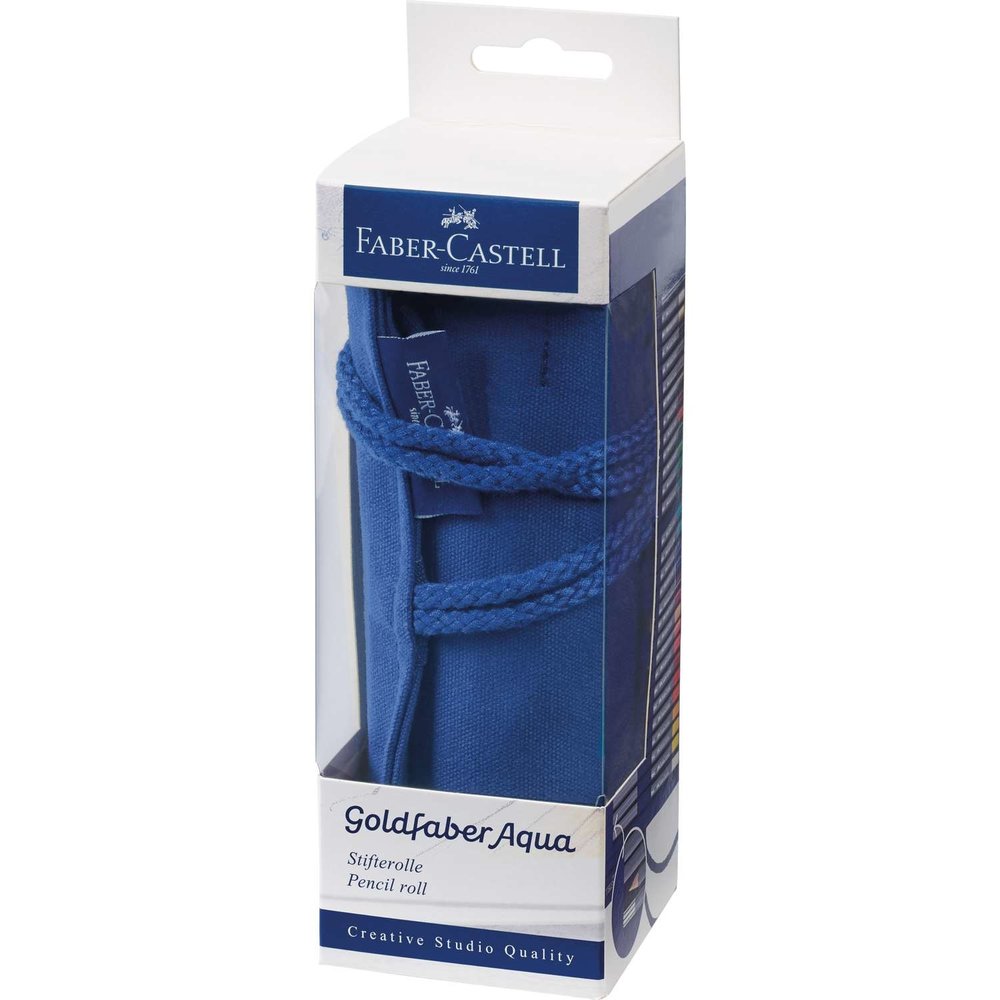 Faber Castell Goldfaber Aqua Watercolour Pencil Roll (27colours + brush 6 + sharpener) (FC-114652) (DISCONTINUED) Faber Castell Goldfaber Aqua Watercolour Pencil Roll (27colours + brush 6 + sharpener) (FC-114652) (DISCONTINUED)