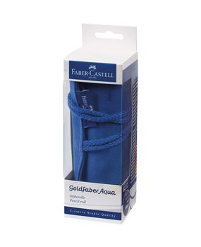 Faber Castell Goldfaber Aqua Watercolour Pencil Roll (27colours + brush 6 + sharpener) (FC-114652) (DISCONTINUED) Faber Castell Goldfaber Aqua Watercolour Pencil Roll (27colours + brush 6 + sharpener) (FC-114652) (DISCONTINUED)