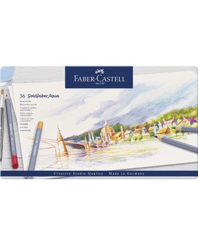 Faber Castell Goldfaber Aqua Watercolour Pencil Tin (36pcs) (FC-114636) (DISCONTINUED) Faber Castell Goldfaber Aqua Watercolour Pencil Tin (36pcs) (FC-114636) (DISCONTINUED)