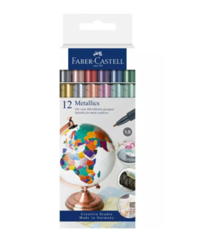 Faber Castell Metallics Markers (12pcs) (FC-160713)