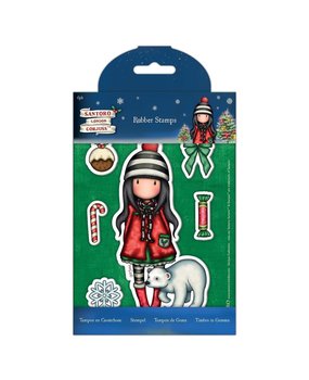 Gorjuss Christmas Rubber Stamp (6pcs) (GOR 907901) (OUTLET)