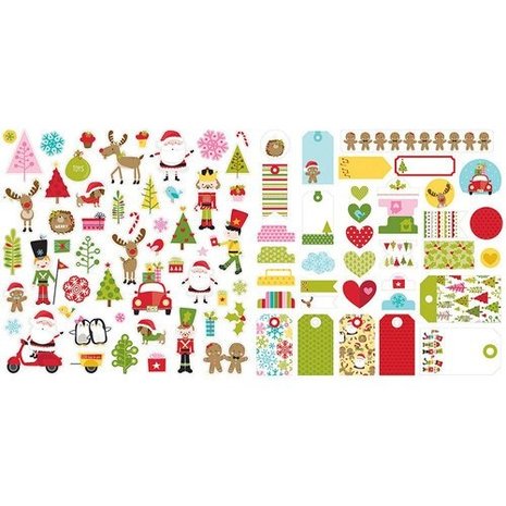 Bella BLVD Santa Squad Ephemera Icons (BB2192) (DISCONTINUED)