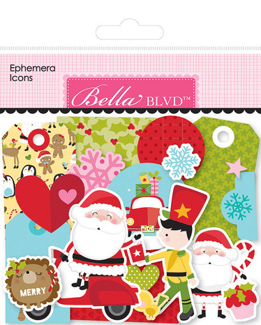 Bella BLVD Santa Squad Ephemera Icons (BB2192) (DISCONTINUED)