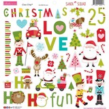Bella BLVD Santa Squad Chipboard Icons (BB2194) (OUTLET)