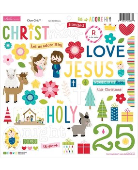 Bella BLVD Let Us Adore Him Chipboard Icons (BB2485) (DISCONTINUED) Bella BLVD Let Us Adore Him Chipboard Icons (BB2485) (DISCONTINUED)