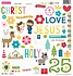 Let Us Adore Him Chipboard Icons (BB2485) (DISCONTINUED)