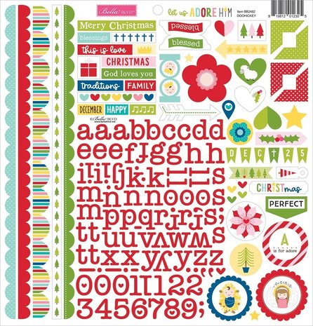 Bella BLVD Let Us Adore Him Doohickey Cardstock Stickers (BB2482) (DISCONTINUED) Bella BLVD Let Us Adore Him Doohickey Cardstock Stickers (BB2482) (DISCONTINUED)