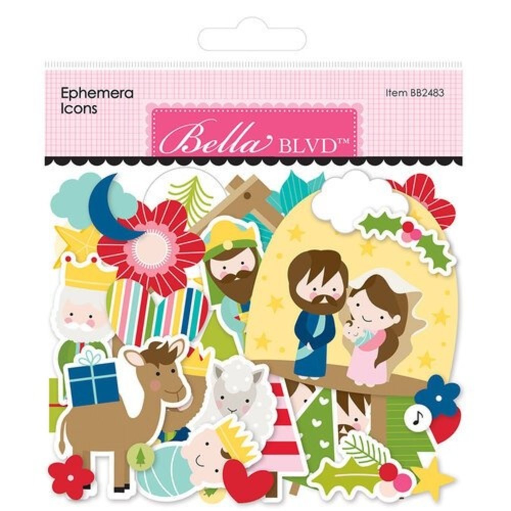 Bella BLVD Let Us Adore Him Ephemera Icons (BB2483) (DISCONTINUED) Bella BLVD Let Us Adore Him Ephemera Icons (BB2483) (DISCONTINUED)