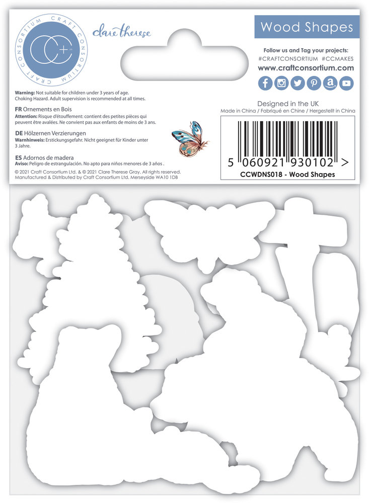 Craft Consortium In The Forest Wood Shapes (CCWDNS018) (DISCONTINUED)