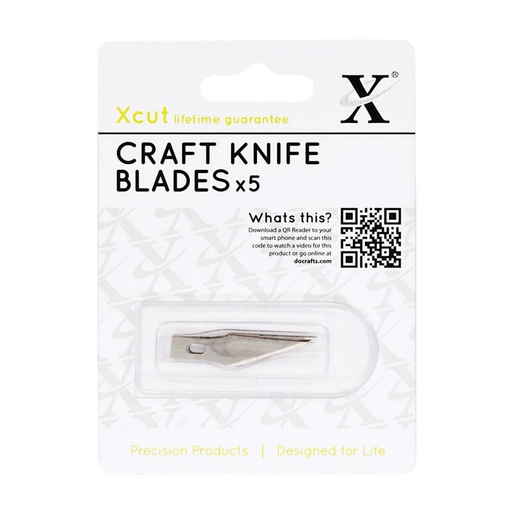 Xcut No. 1 Craft Knife Spare Blades (5pk) (XCU 255101) Xcut No. 1 Craft Knife Spare Blades (5pk) (XCU 255101)