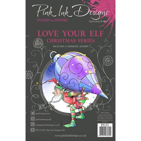 Pink Ink Designs Love Your Elf A5 Clear Stamp (PI123) (OUTLET) Pink Ink Designs Love Your Elf A5 Clear Stamp (PI123) (OUTLET)