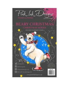 Pink Ink Designs Beary Christmas A5 Clear Stamp (PI119) (OUTLET) Pink Ink Designs Beary Christmas A5 Clear Stamp (PI119) (OUTLET)