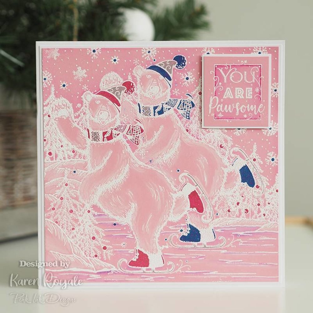 Pink Ink Designs Beary Christmas A5 Clear Stamp (PI119) (OUTLET) Pink Ink Designs Beary Christmas A5 Clear Stamp (PI119) (OUTLET)