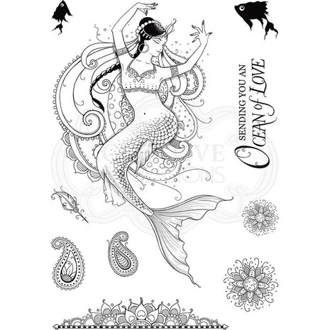 Pink Ink Designs Mahirani A5 Clear Stamp (PI103) (OUTLET)