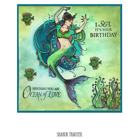 Pink Ink Designs Mahirani A5 Clear Stamp (PI103) (OUTLET)