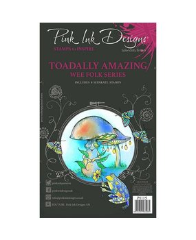 Pink Ink Designs Toadally Amazing A6 Clear Stamp (PI115) (OUTLET)