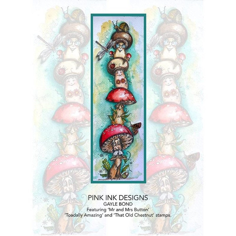 Pink Ink Designs Toadally Amazing A6 Clear Stamp (PI115) (OUTLET)