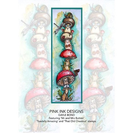 Pink Ink Designs Toadally Amazing A6 Clear Stamp (PI115) (OUTLET)