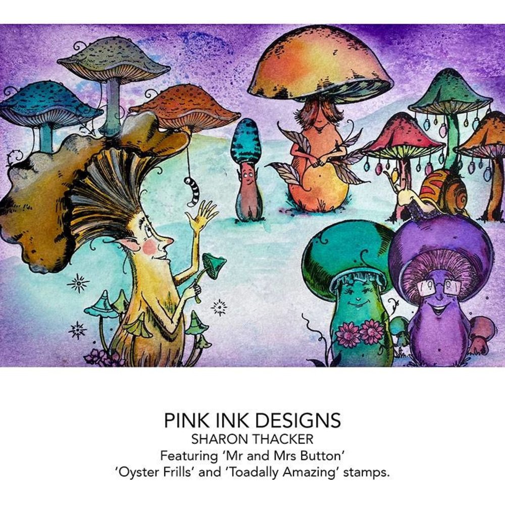 Pink Ink Designs Toadally Amazing A6 Clear Stamp (PI115) (OUTLET)