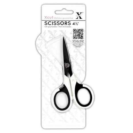 Xcut 4.5" Micro Craft Scissors (Soft Grip & Non-Stick) (XCU 255200) Xcut 4.5" Micro Craft Scissors (Soft Grip & Non-Stick) (XCU 255200)