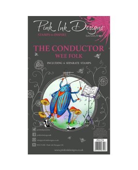 Pink Ink Designs The Conductor A6 Clear Stamp (PI129) (OUTLET)