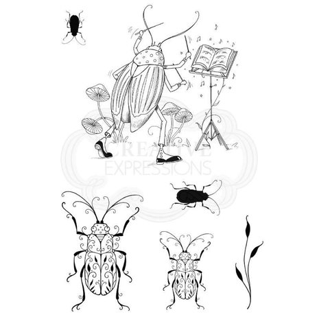 Pink Ink Designs The Conductor A6 Clear Stamp (PI129) (OUTLET)
