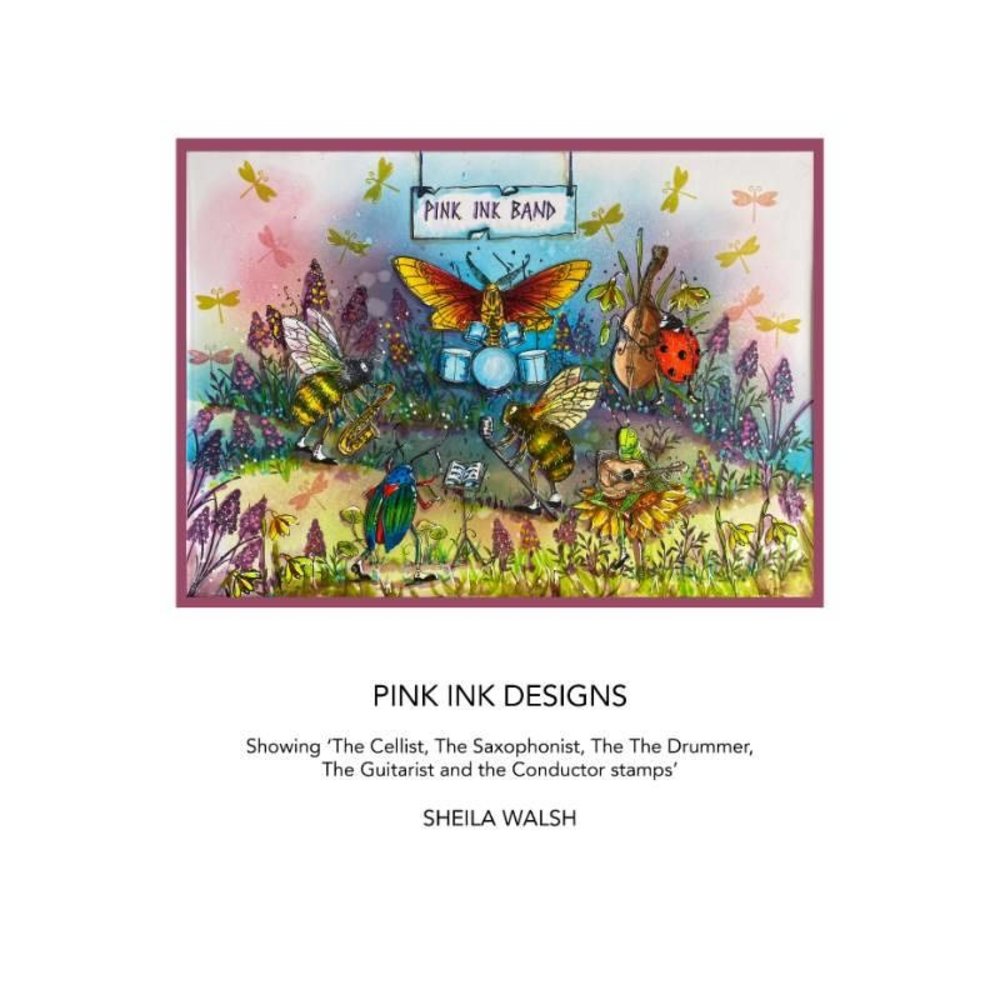 Pink Ink Designs The Conductor A6 Clear Stamp (PI129) (OUTLET)