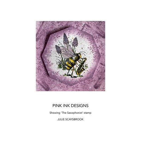 Pink Ink Designs The Saxophonist A6 Clear Stamp (PI128) (OUTLET)