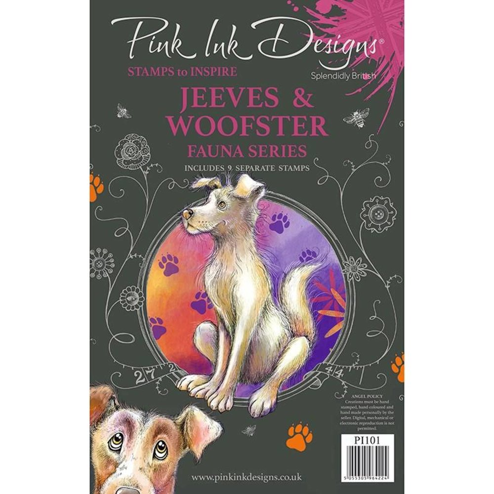 Pink Ink Designs Jeeves & Woofster A5 Clear Stamp (PI101) (OUTLET) Pink Ink Designs Jeeves & Woofster A5 Clear Stamp (PI101) (OUTLET)