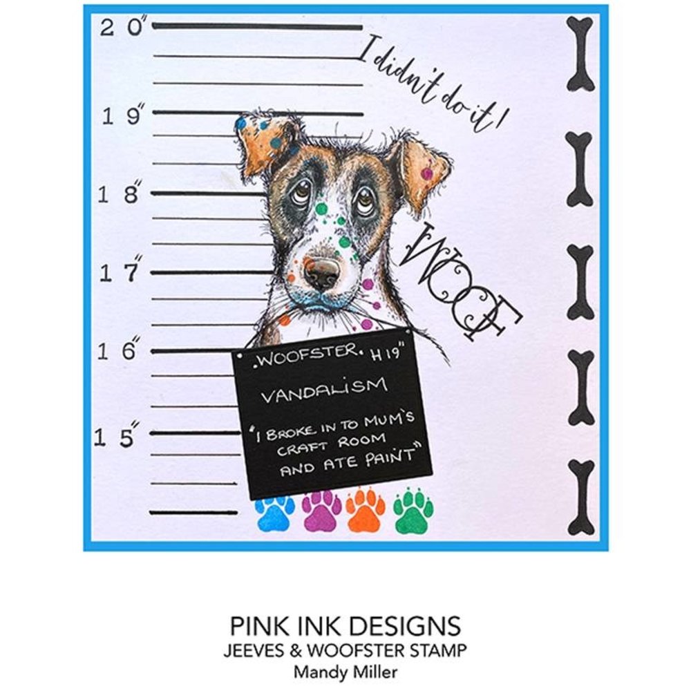 Pink Ink Designs Jeeves & Woofster A5 Clear Stamp (PI101) (OUTLET) Pink Ink Designs Jeeves & Woofster A5 Clear Stamp (PI101) (OUTLET)