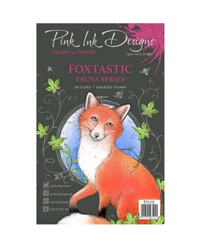 Pink Ink Designs Foxtastic A5 Clear Stamp (PI110) (OUTLET) Pink Ink Designs Foxtastic A5 Clear Stamp (PI110) (OUTLET)