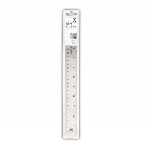 Xcut 12" Steel Ruler (Soft Back) (XCU 255300) Xcut 12" Steel Ruler (Soft Back) (XCU 255300)