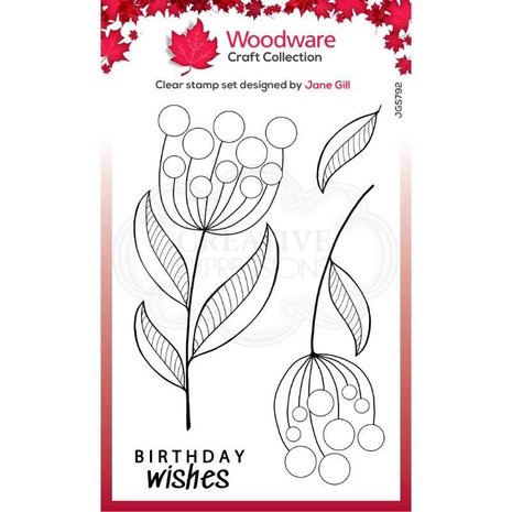 Woodware Bubble Bloom Jeanie Clear Stamp (JGS792 ) (OUTLET) Woodware Bubble Bloom Jeanie Clear Stamp (JGS792 ) (OUTLET)