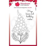 Woodware Bubble Bloom Betty Clear Stamp (JGS798) (OUTLET)